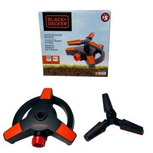 Black + Decker 3 Arm Revolving Sprinkler